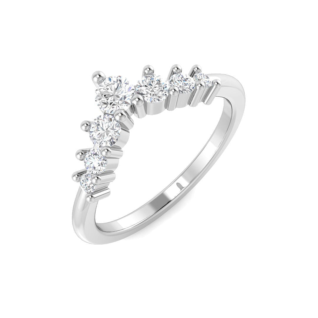 Platinum 0.47ct G SI2 Diamond Ring