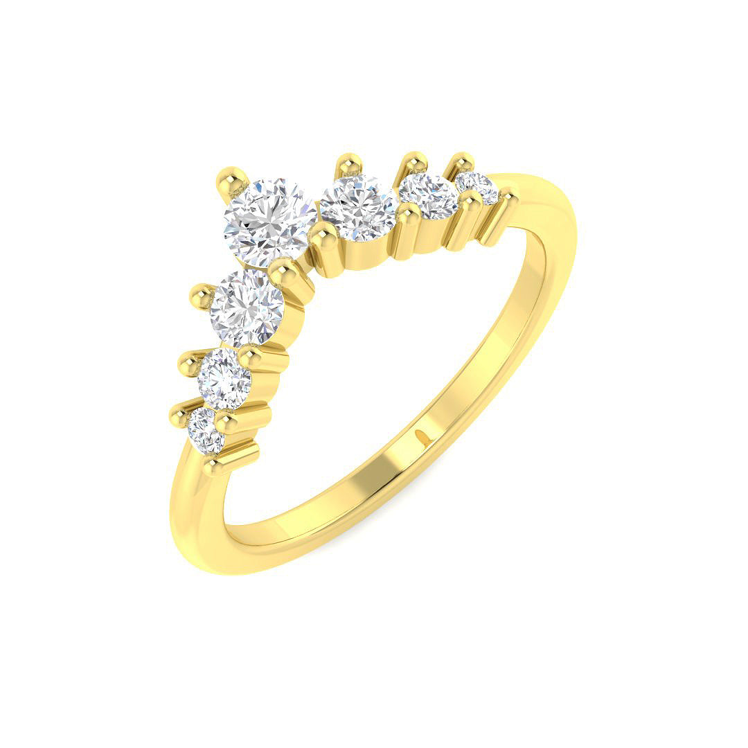 18ct Yellow Gold 0.47ct G SI2 Diamond Ring