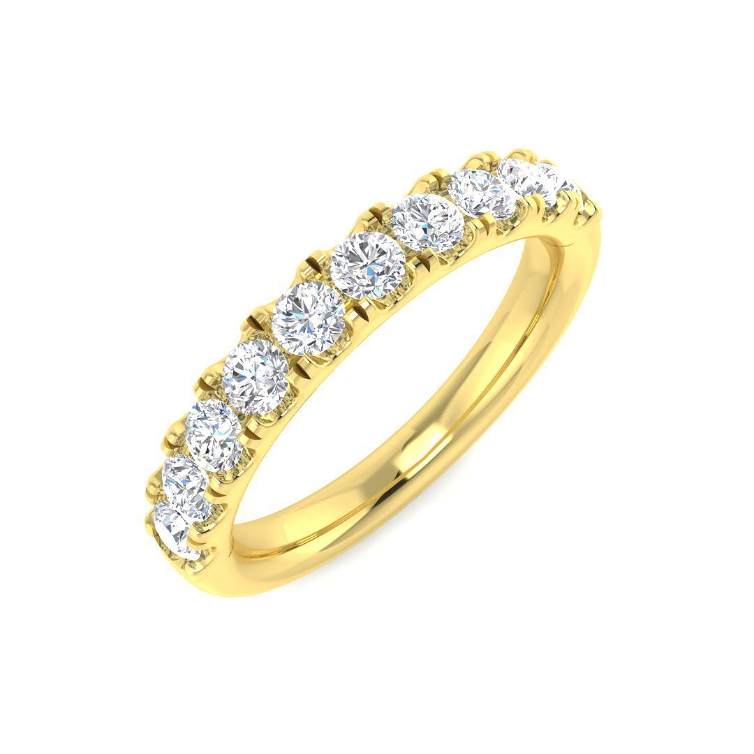 9ct Yellow Gold 0.75ct G I1 Diamond Ring