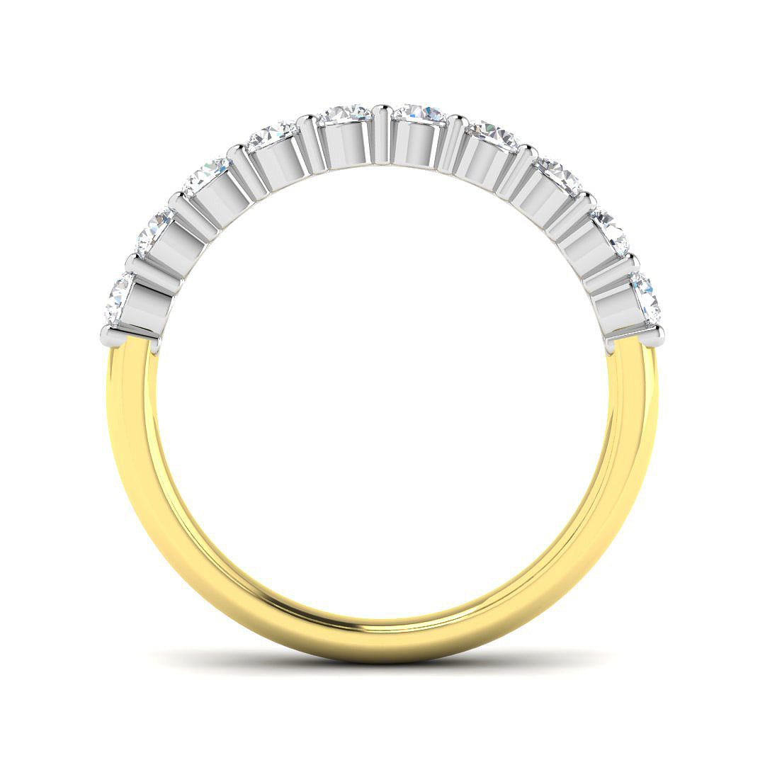 9ct Yellow Gold 0.77ct G I1 Diamond Ring