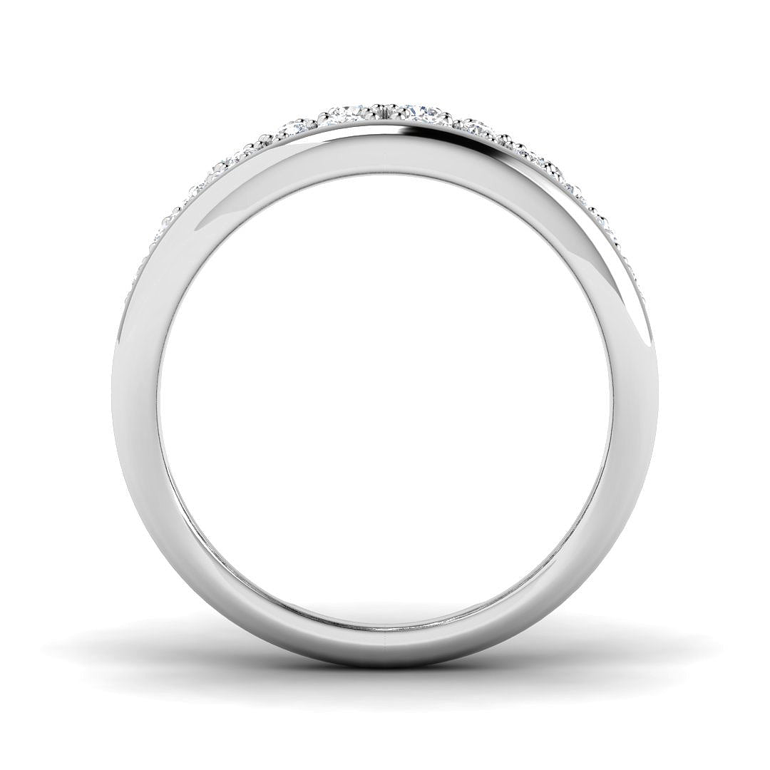9ct White Gold 1.02ct Laboratory Grown CVD Ring