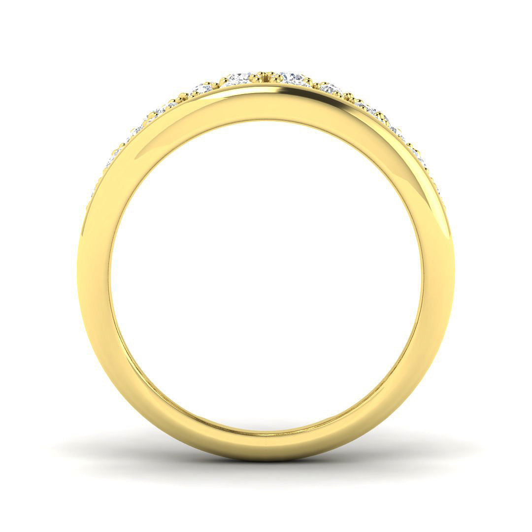 9ct Yellow Gold 1.02ct Laboratory Grown CVD Ring