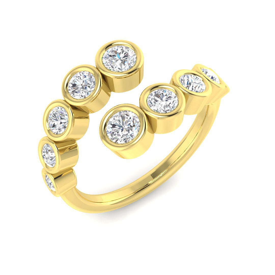 9ct Yellow Gold 1.03ct Laboratory Grown CVD Ring