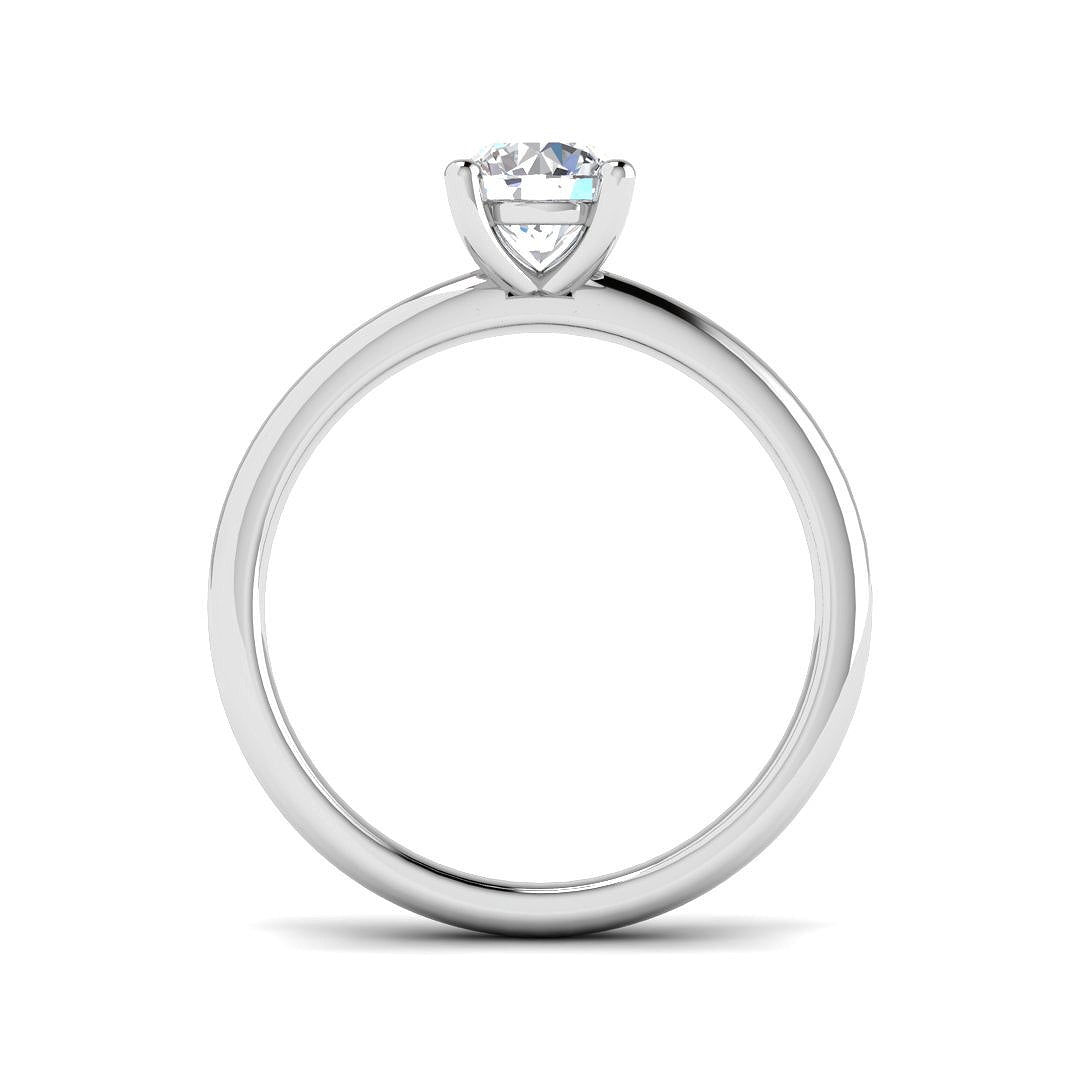Platinum 0.71ct E VS1 Laboratory Grown CVD Ring