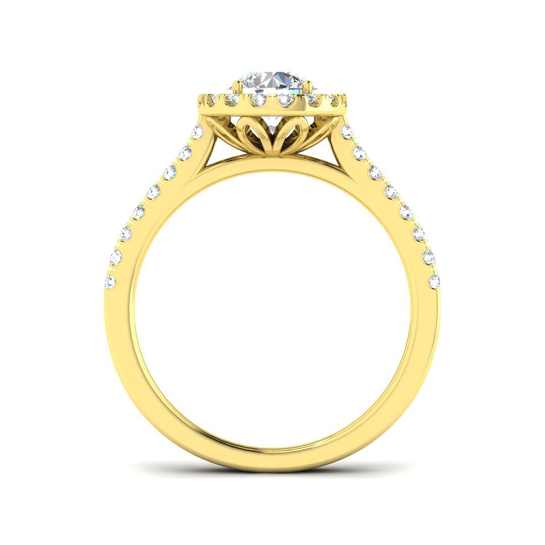 18ct Yellow Gold 1.40ct E VS2 Laboratory Grown CVD Ring