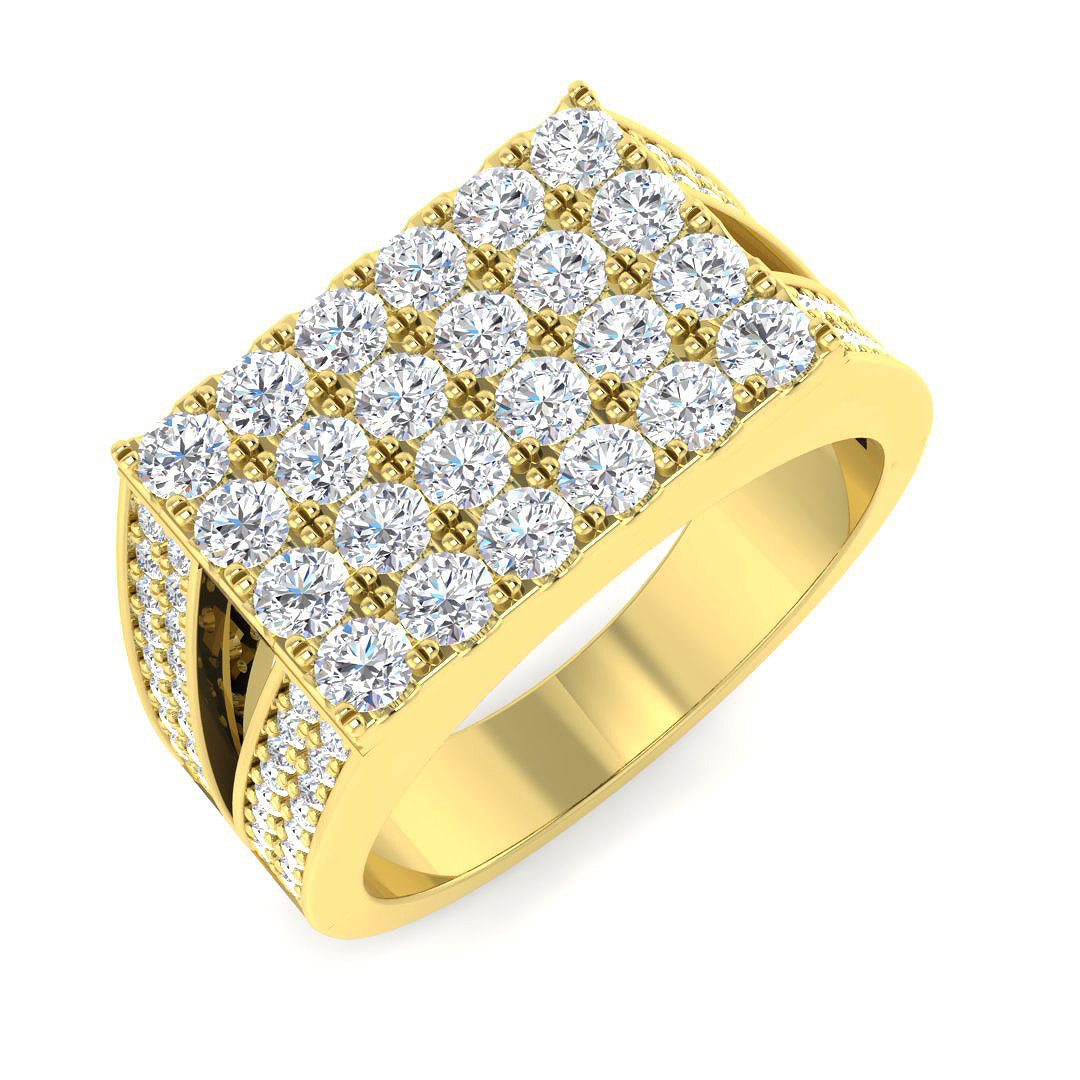 9ct Yellow Gold 1.94ct Laboratory Grown CVD Ring
