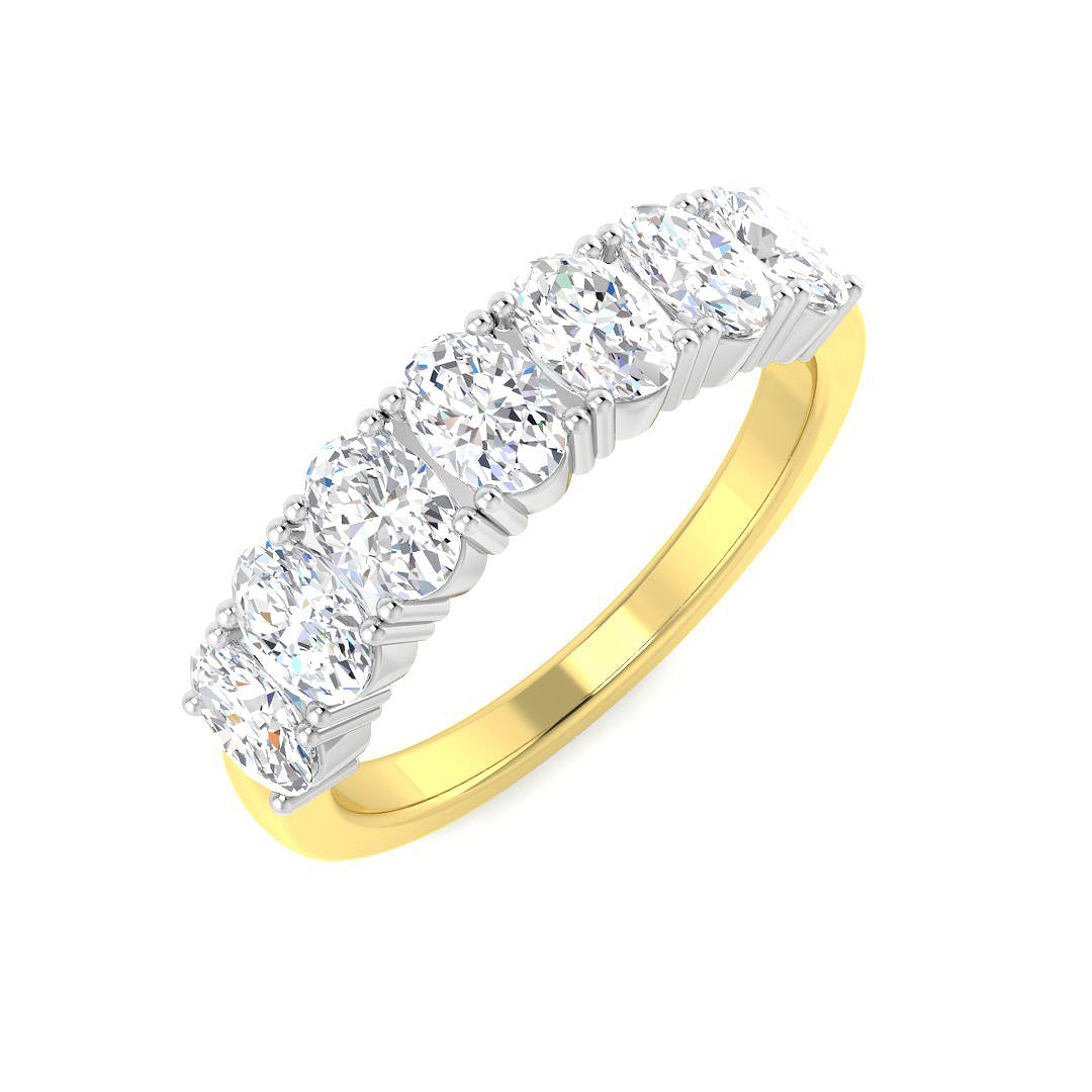 18ct Two-Tone Gold 1.57ct Laboratory Grown CVD Ring