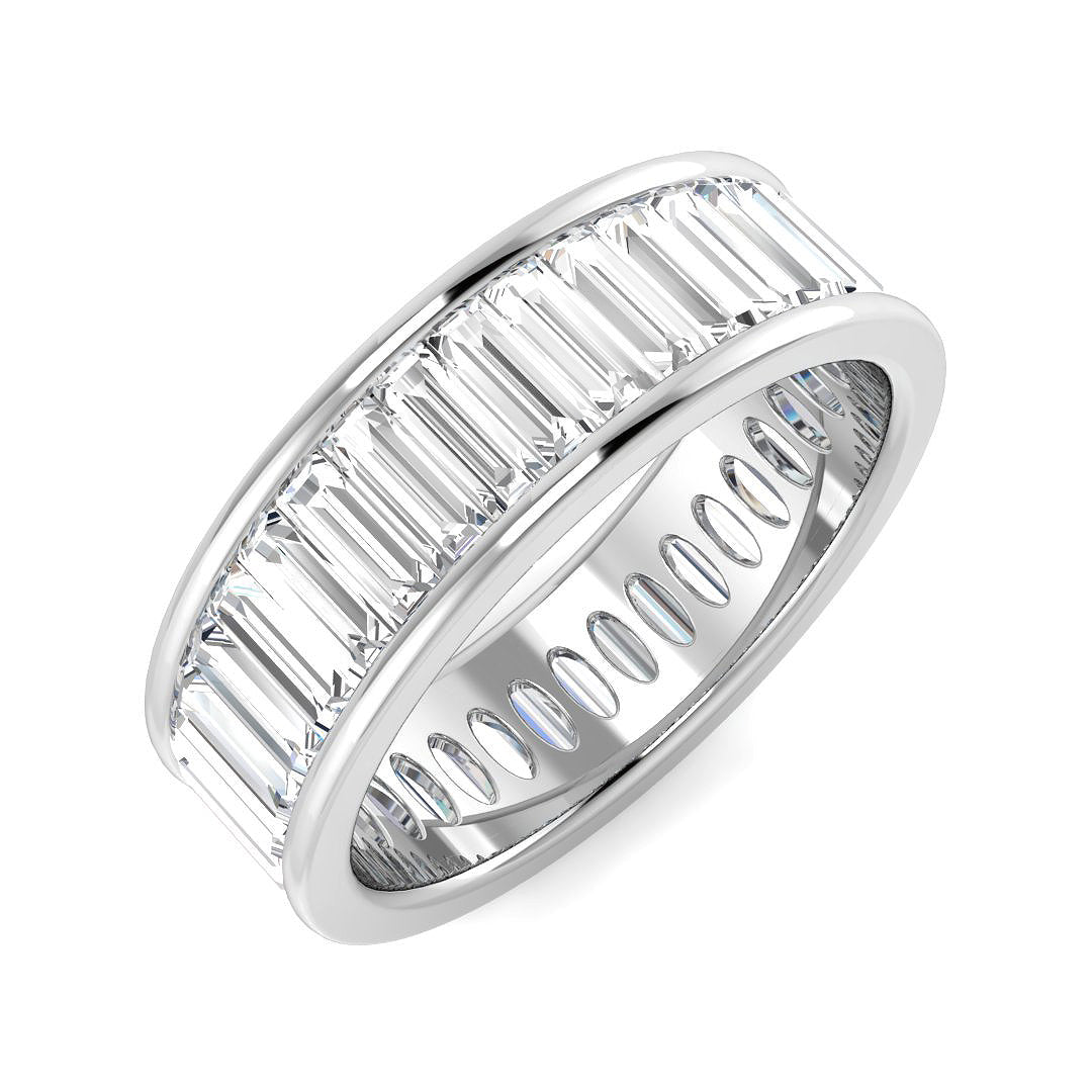 Platinum 4.09ct G SI1 Diamond Ring