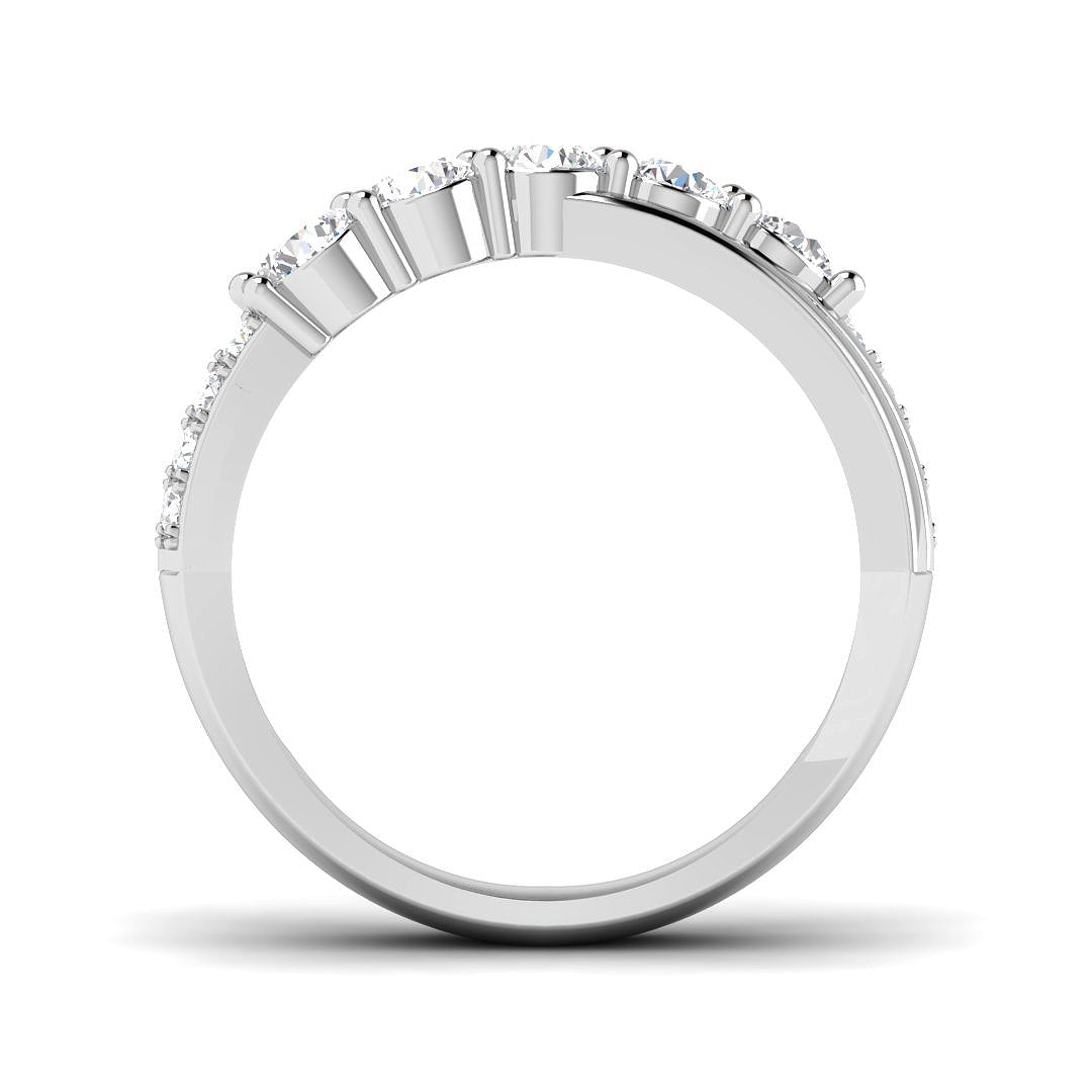9ct White Gold 0.93ct Laboratory Grown CVD Ring