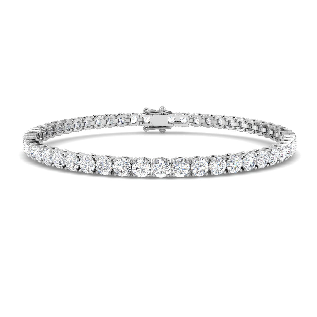 9ct White Gold 8.81ct G SI2 Diamond Bracelet