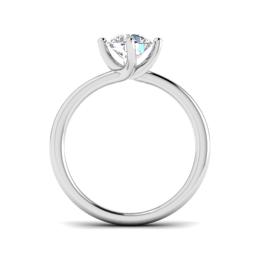 9ct White Gold 1.06ct Laboratory Grown CVD Ring