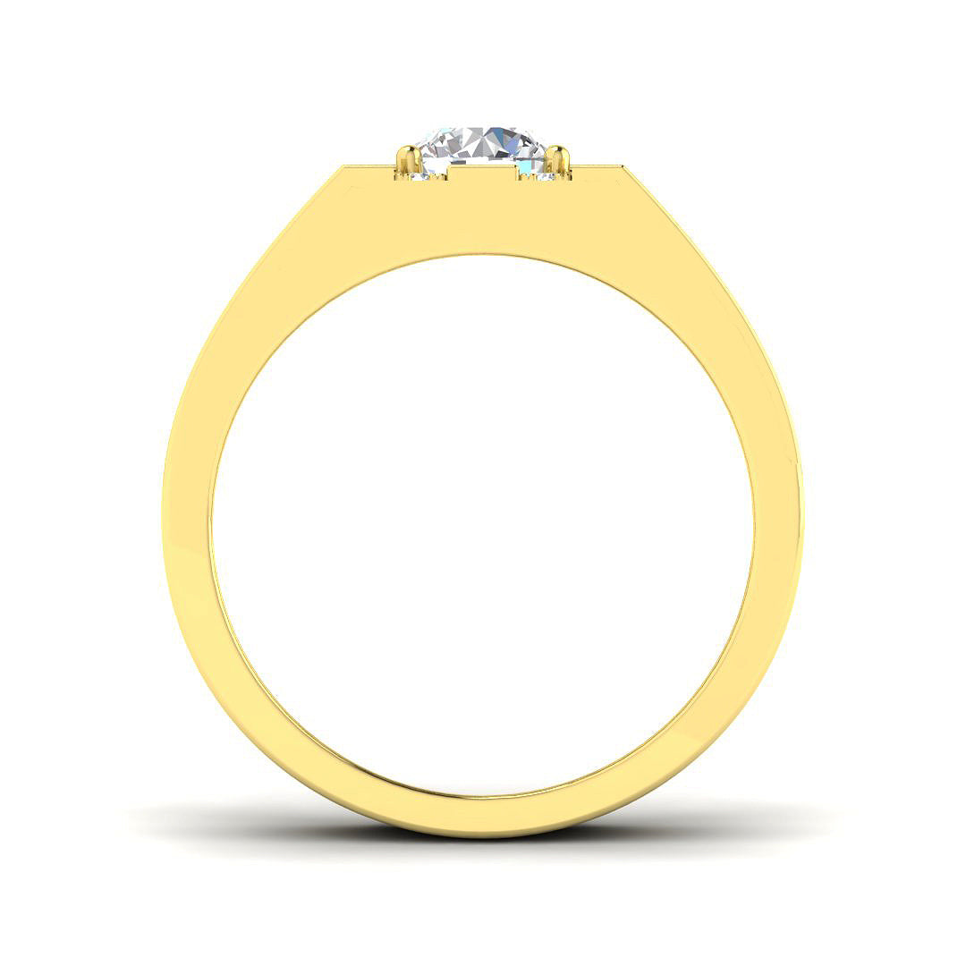 9ct Yellow Gold 1.67ct Laboratory Grown CVD Ring