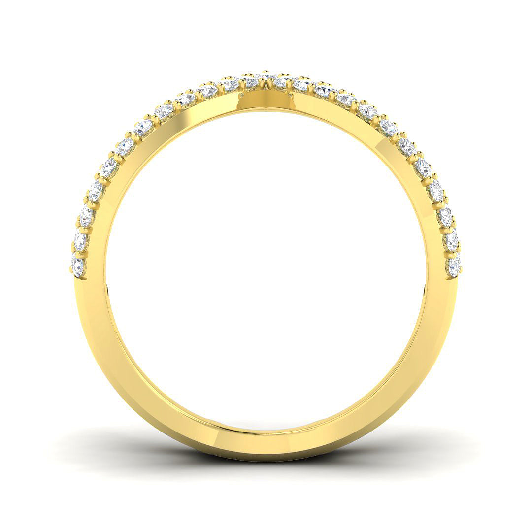 9ct Yellow Gold 1.16ct Laboratory Grown CVD Ring
