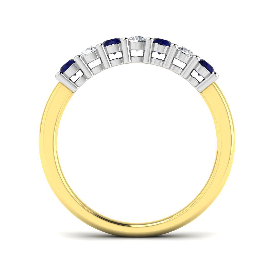18ct Two-Tone Gold 0.55ct G SI2 Diamond Ring