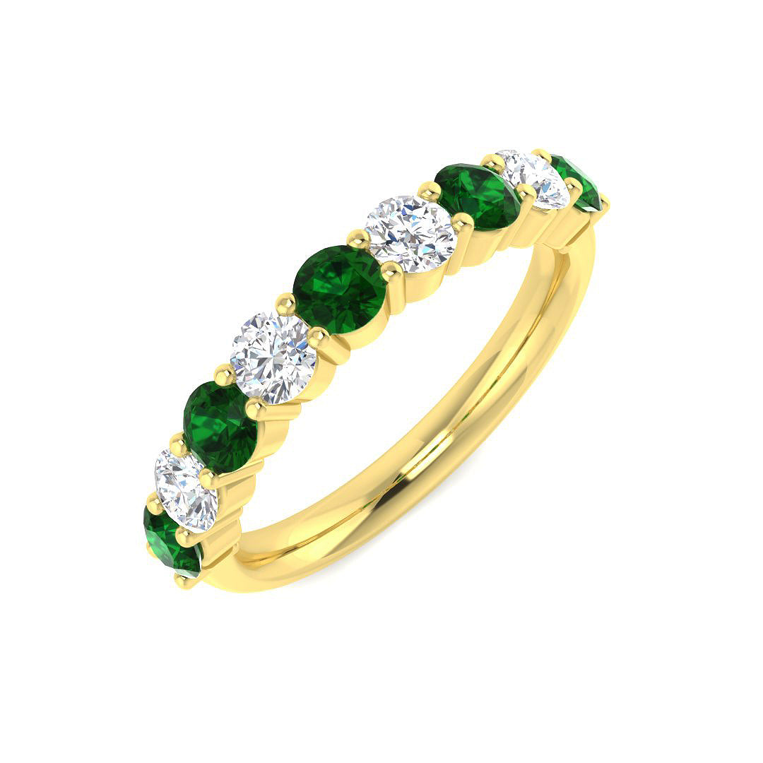 9ct Yellow Gold 1.10ct G SI2 Diamond Ring
