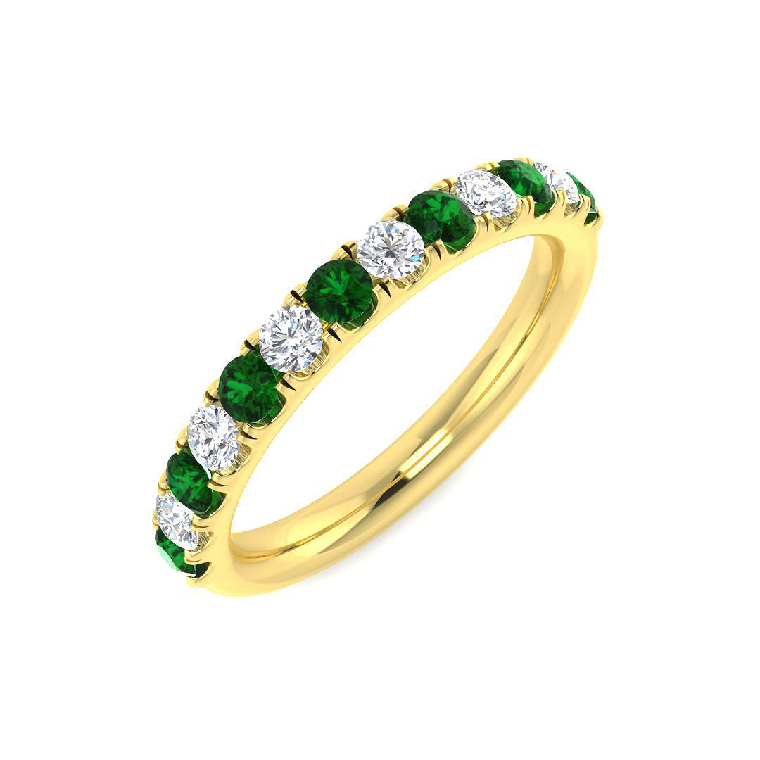 9ct Yellow Gold 0.58ct G SI2 Diamond Ring