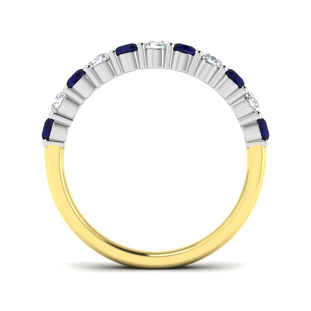 9ct Two-Tone Gold 0.90ct G SI2 Diamond Ring
