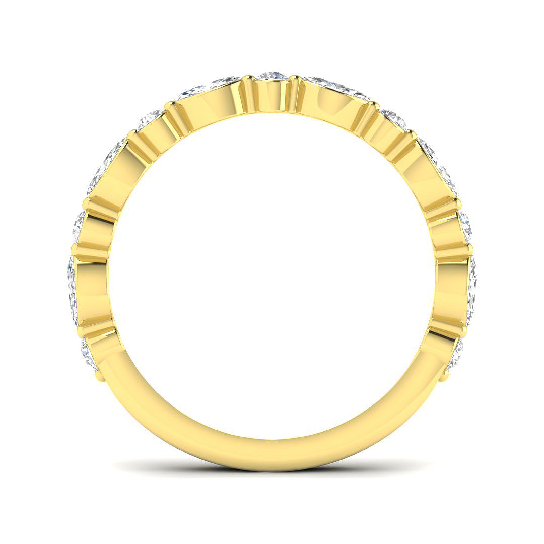 9ct Yellow Gold 0.51ct Laboratory Grown CVD Ring