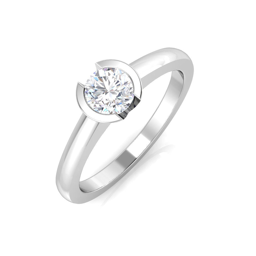 Platinum 0.26ct G SI2 Diamond Ring