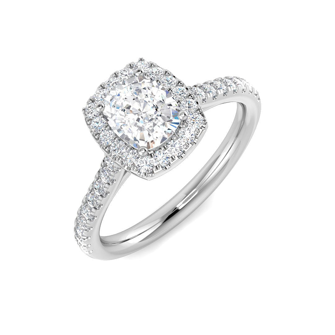 Platinum 1.30ct I SI2 Diamond Ring
