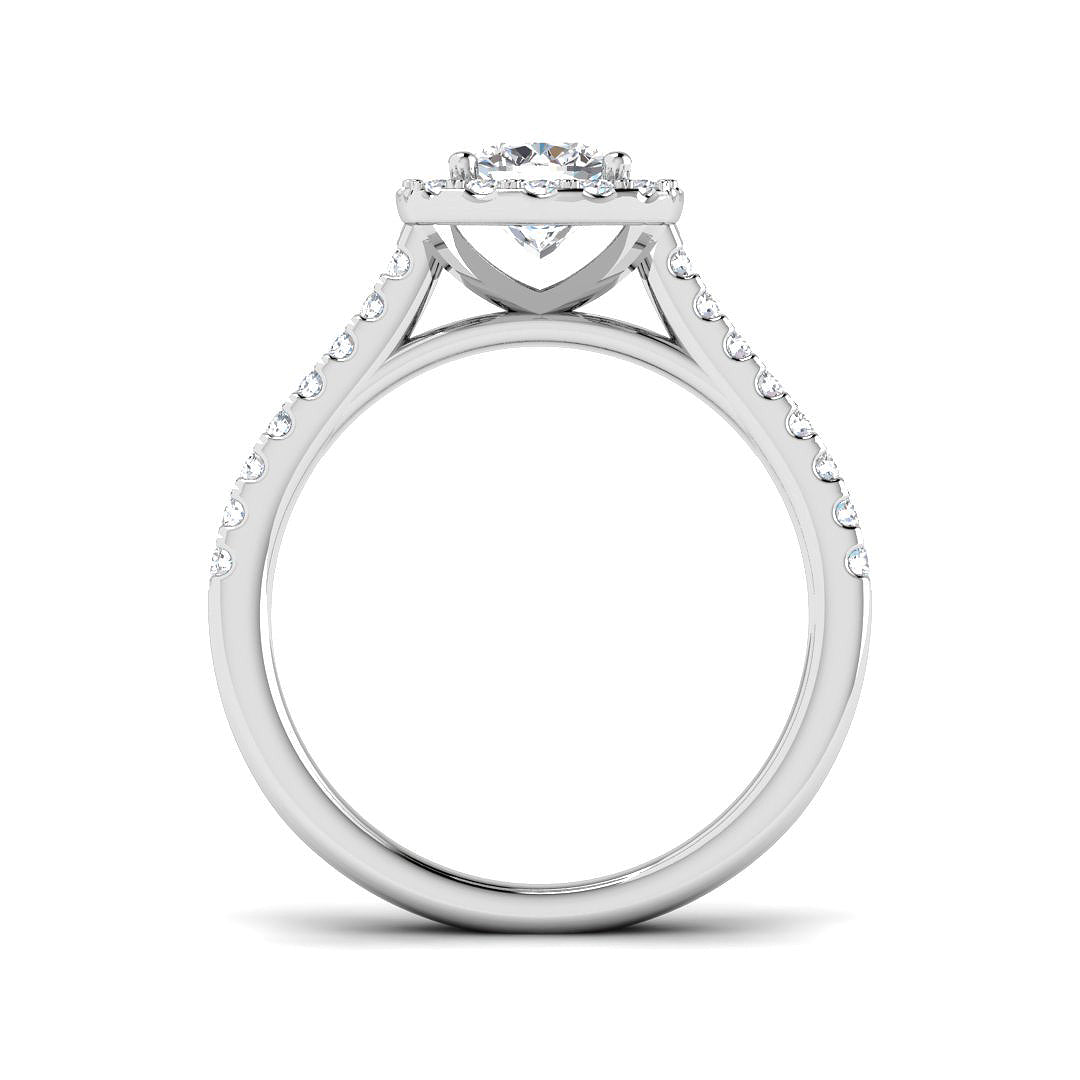 Platinum 1.41ct H SI1 Diamond Ring