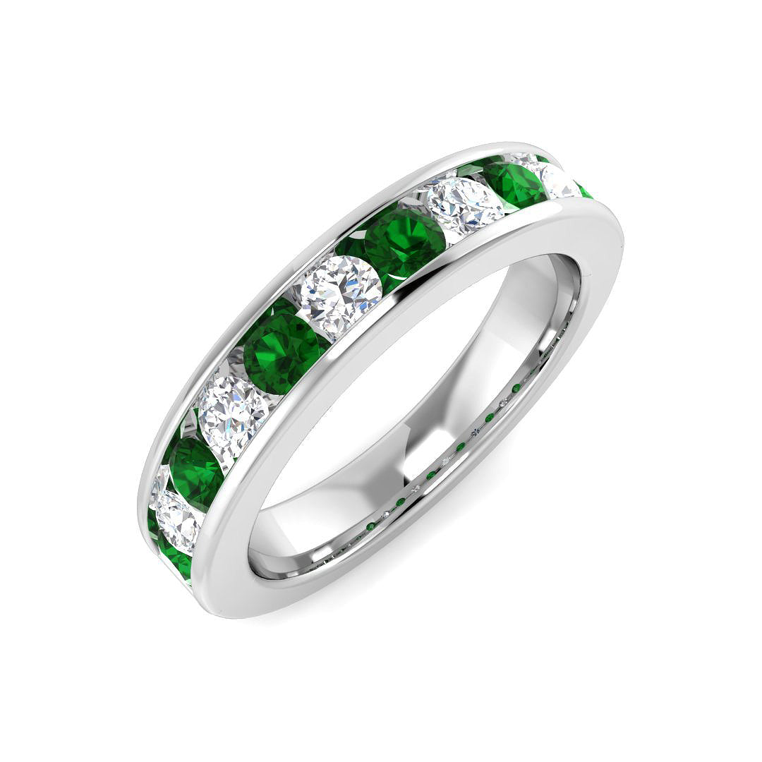 Platinum 0.98ct G SI2 Diamond Ring