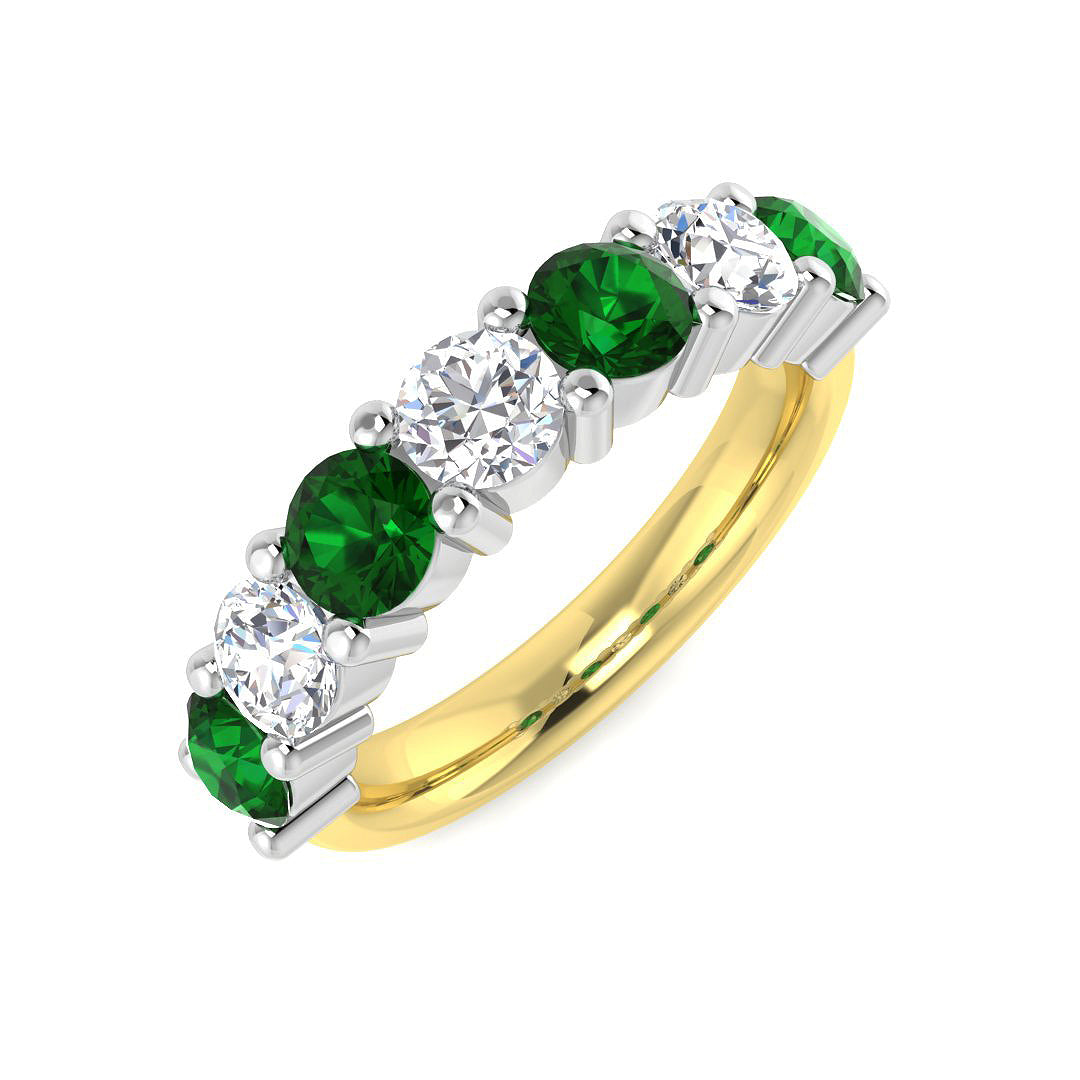 18ct Two-Tone Gold 2.07ct G SI2 Diamond Ring