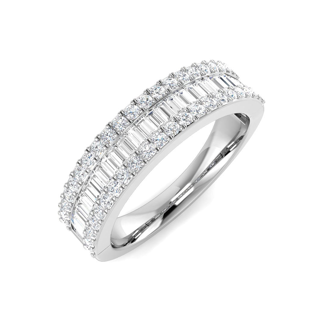 18ct White Gold 0.74ct G SI2 Diamond Ring