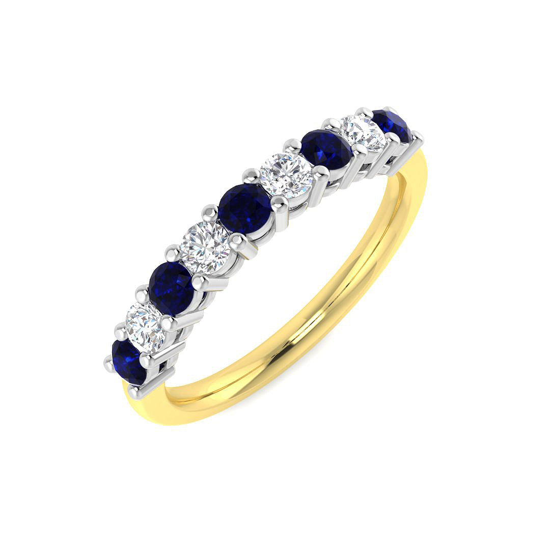9ct Two-Tone Gold 0.70ct G SI2 Diamond Ring