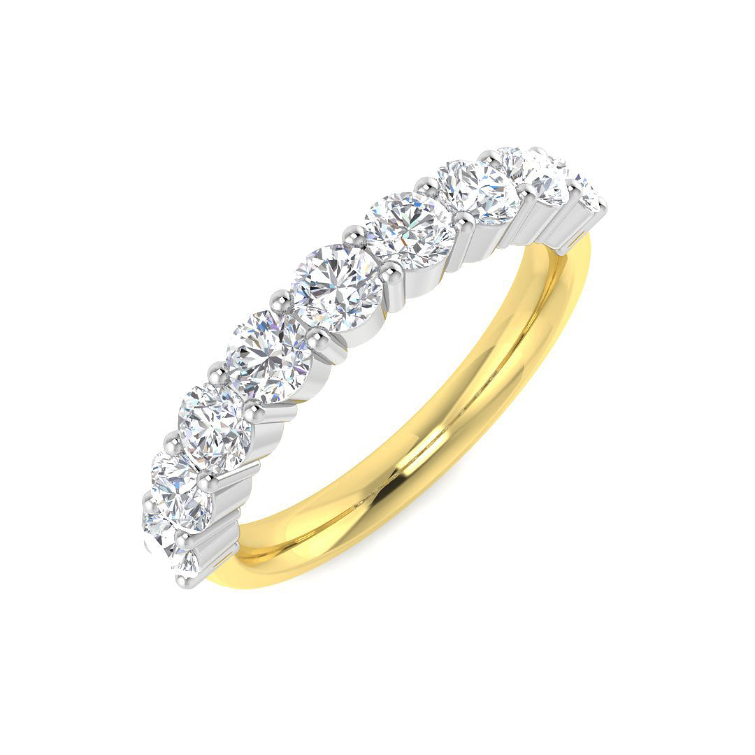 18ct Two-Tone Gold 1.21ct G SI2 Diamond Ring