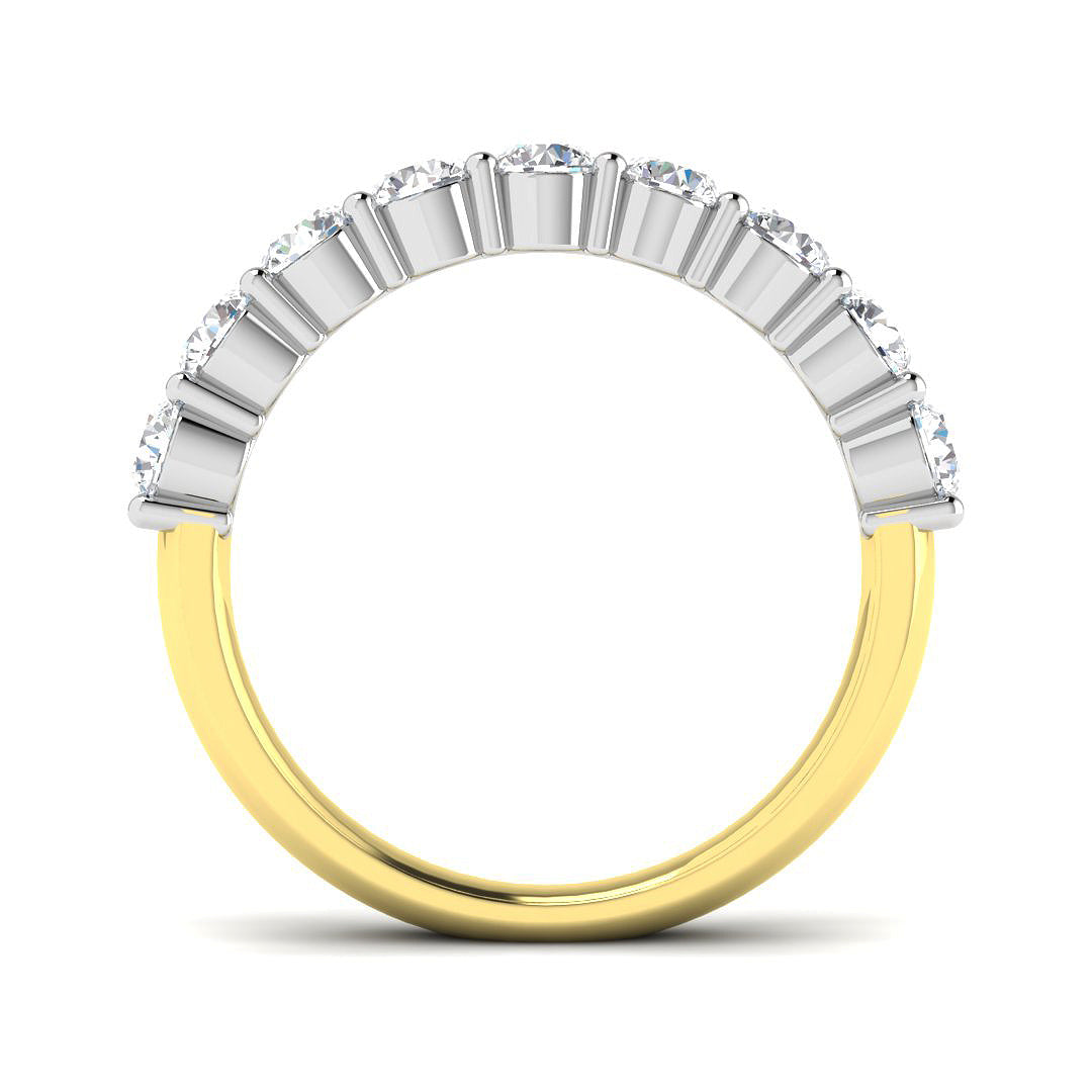 18ct Two-Tone Gold 1.21ct G SI2 Diamond Ring