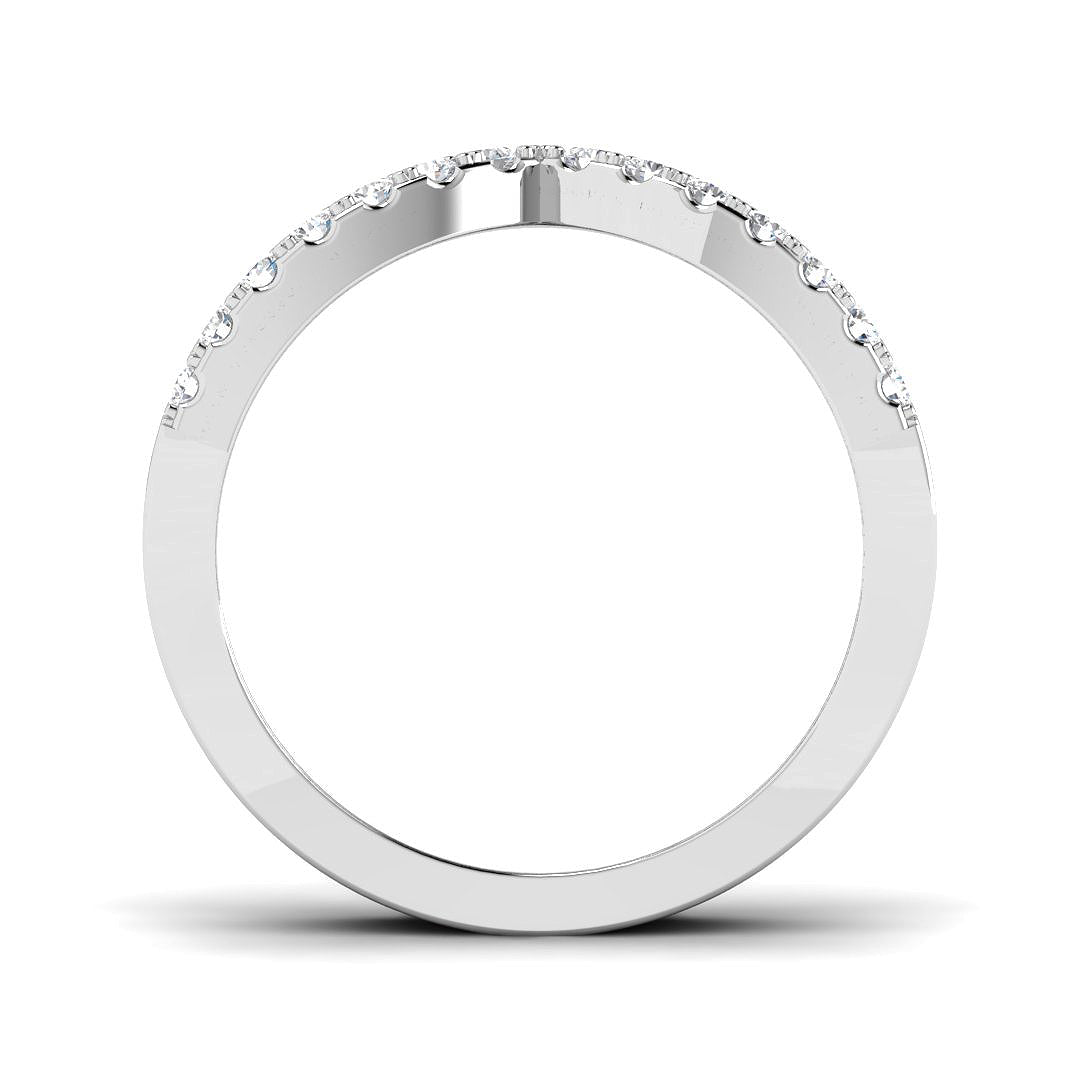 9ct White Gold 0.60ct Laboratory Grown CVD Ring