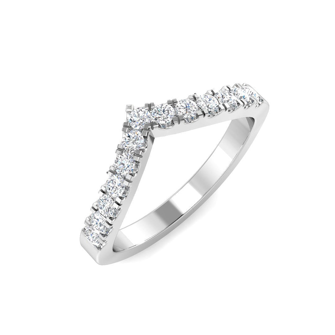 9ct White Gold 0.29ct Laboratory Grown CVD Ring