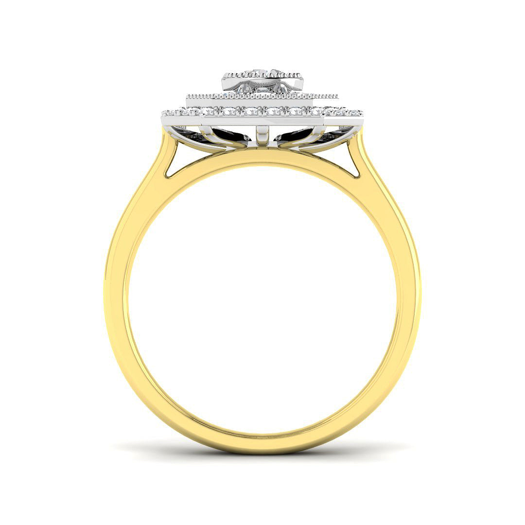9ct Yellow Gold 1.07ct Laboratory Grown CVD Ring