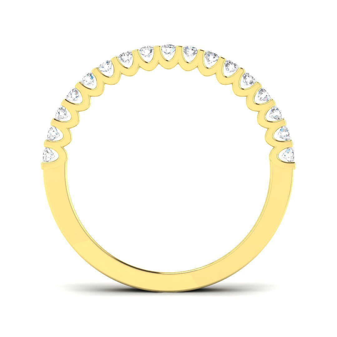 9ct Yellow Gold 0.33ct Laboratory Grown CVD Ring