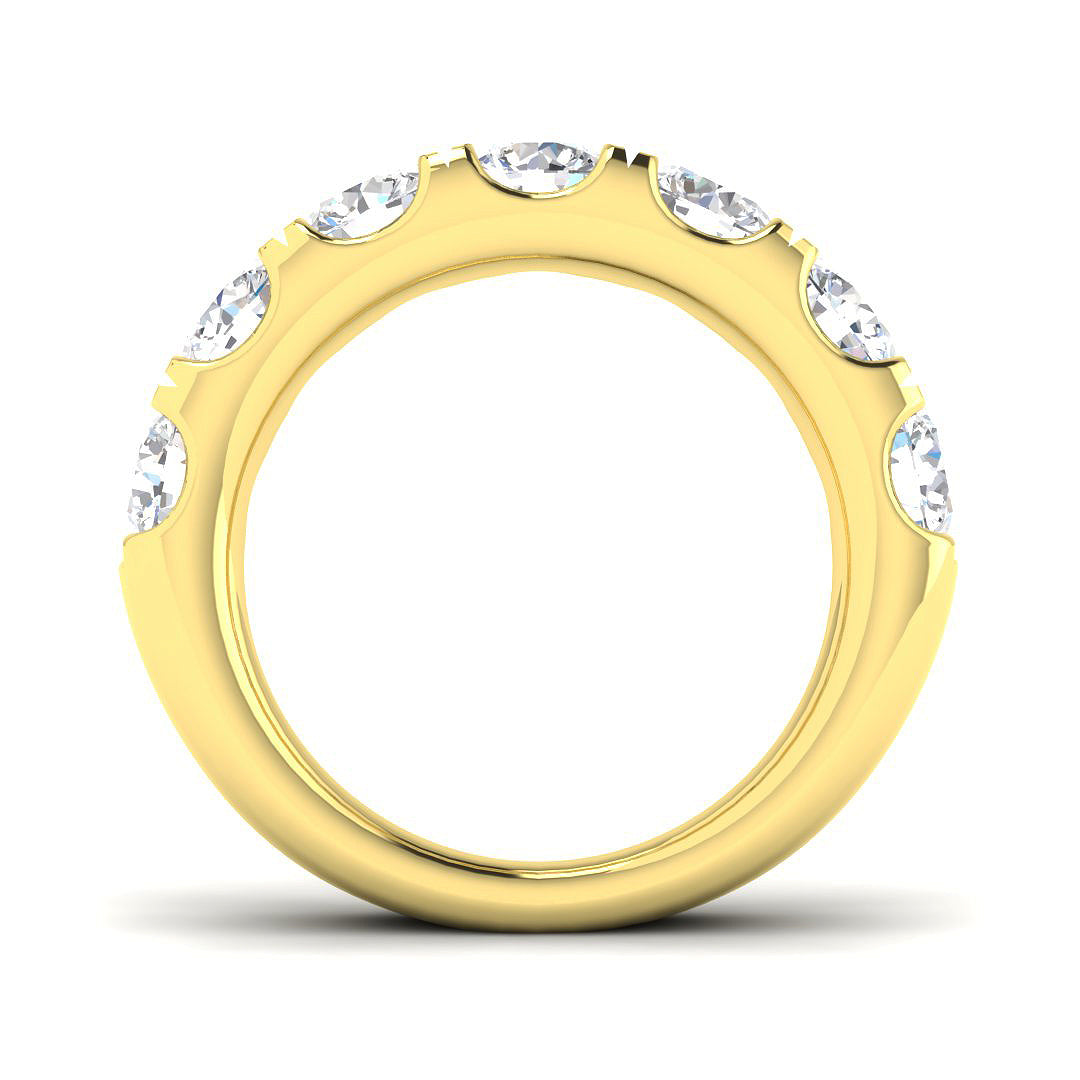 9ct Yellow Gold 3.51ct Laboratory Grown CVD Ring