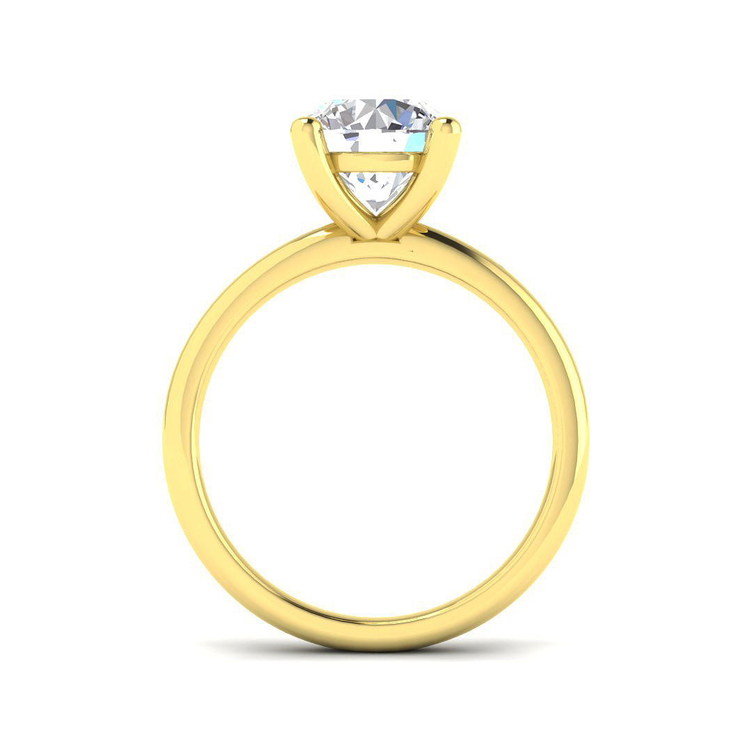 18ct Yellow Gold 2.28ct H SI2 Diamond Ring