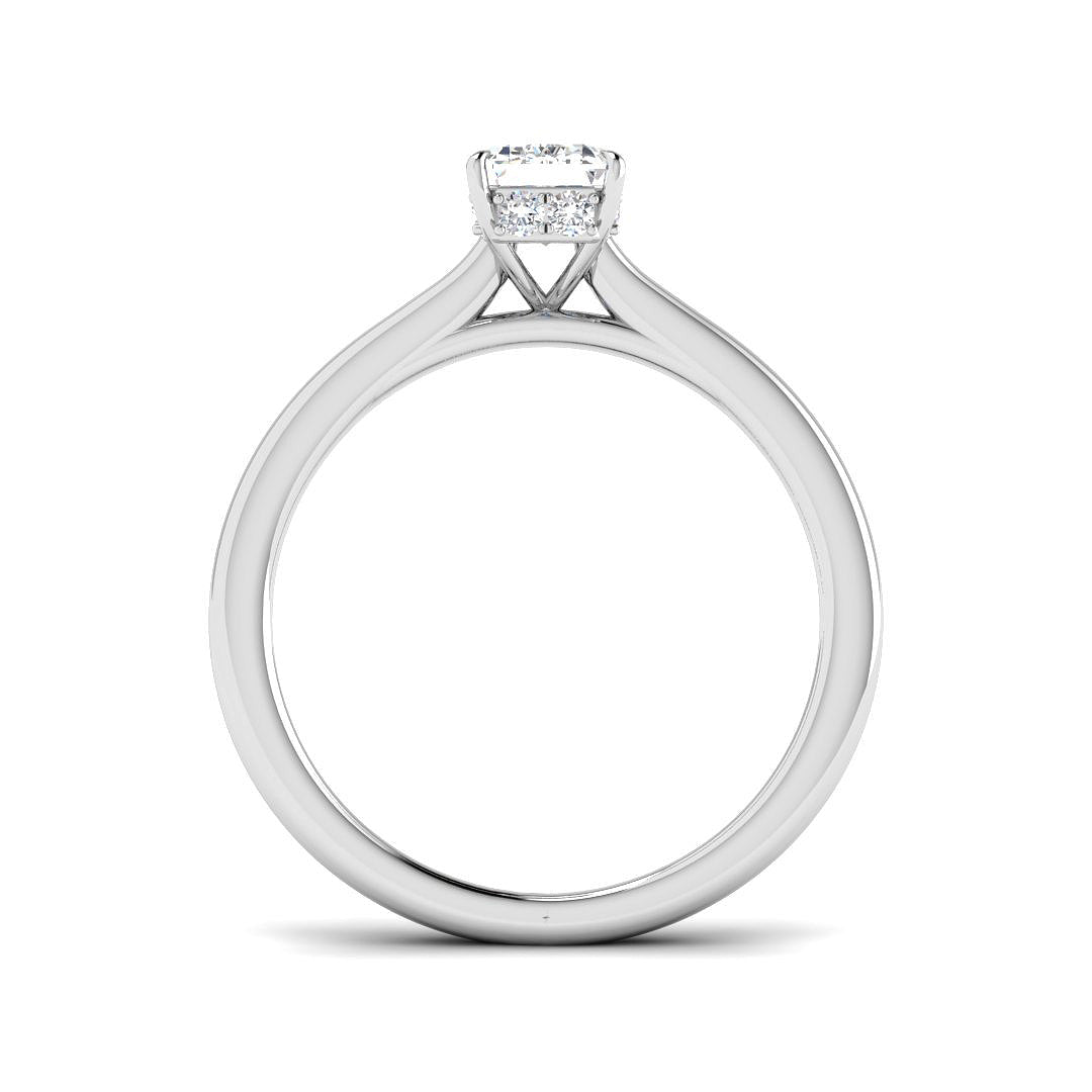 9ct White Gold 1.15ct E VS2 Laboratory Grown CVD Ring