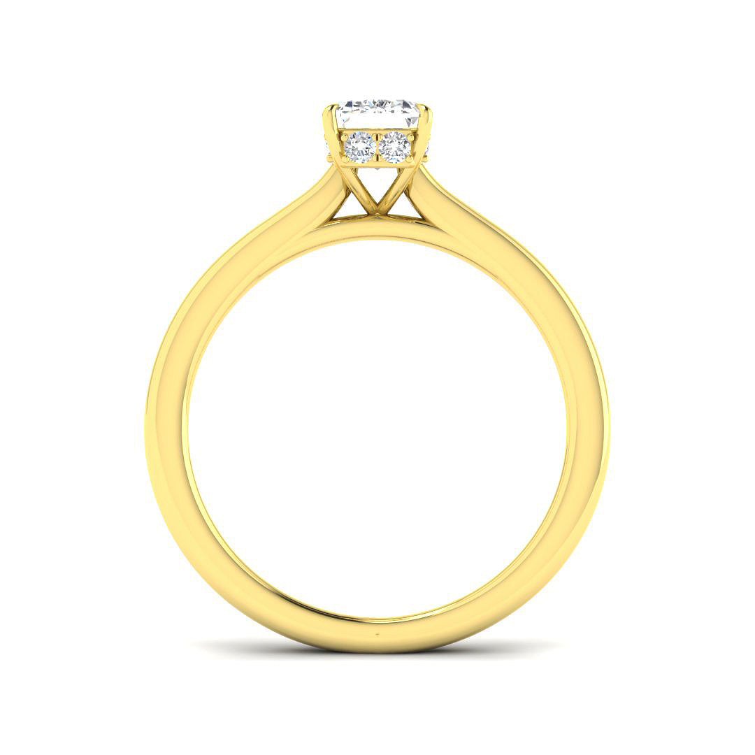 9ct Yellow Gold 1.15ct E VS2 Laboratory Grown CVD Ring
