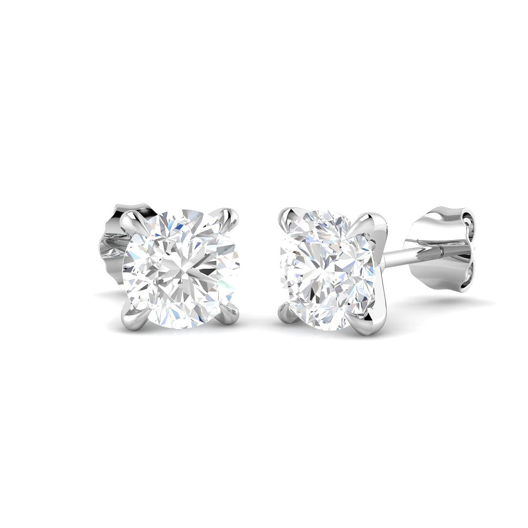 18ct White Gold 2.21ct G SI2 Diamond Earrings