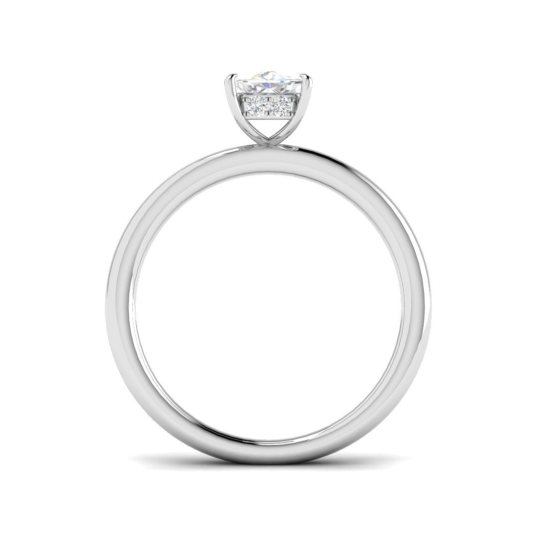 Platinum 1.06ct D SI2 Diamond Ring