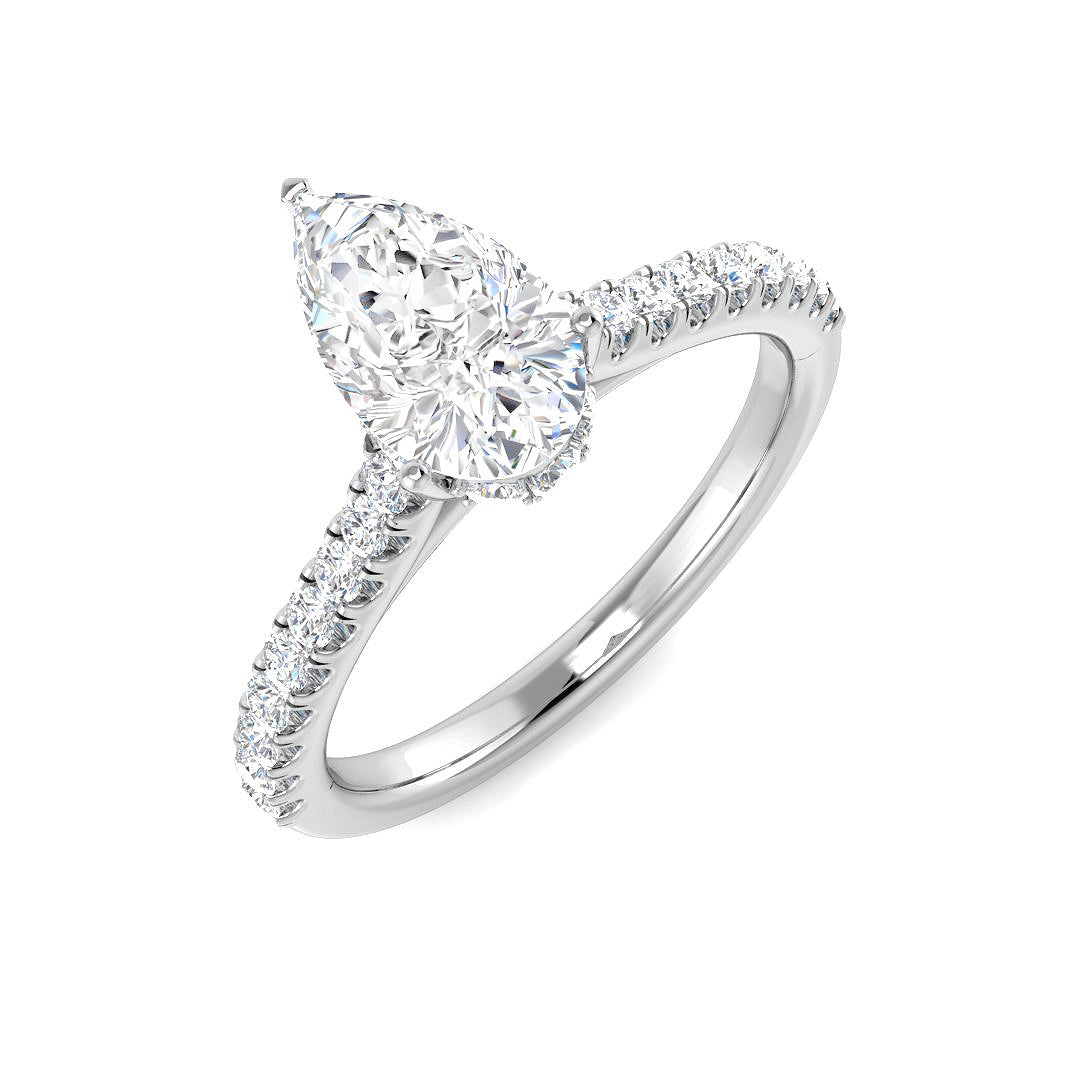 Platinum 1.42ct D VS1 Laboratory Grown CVD Ring
