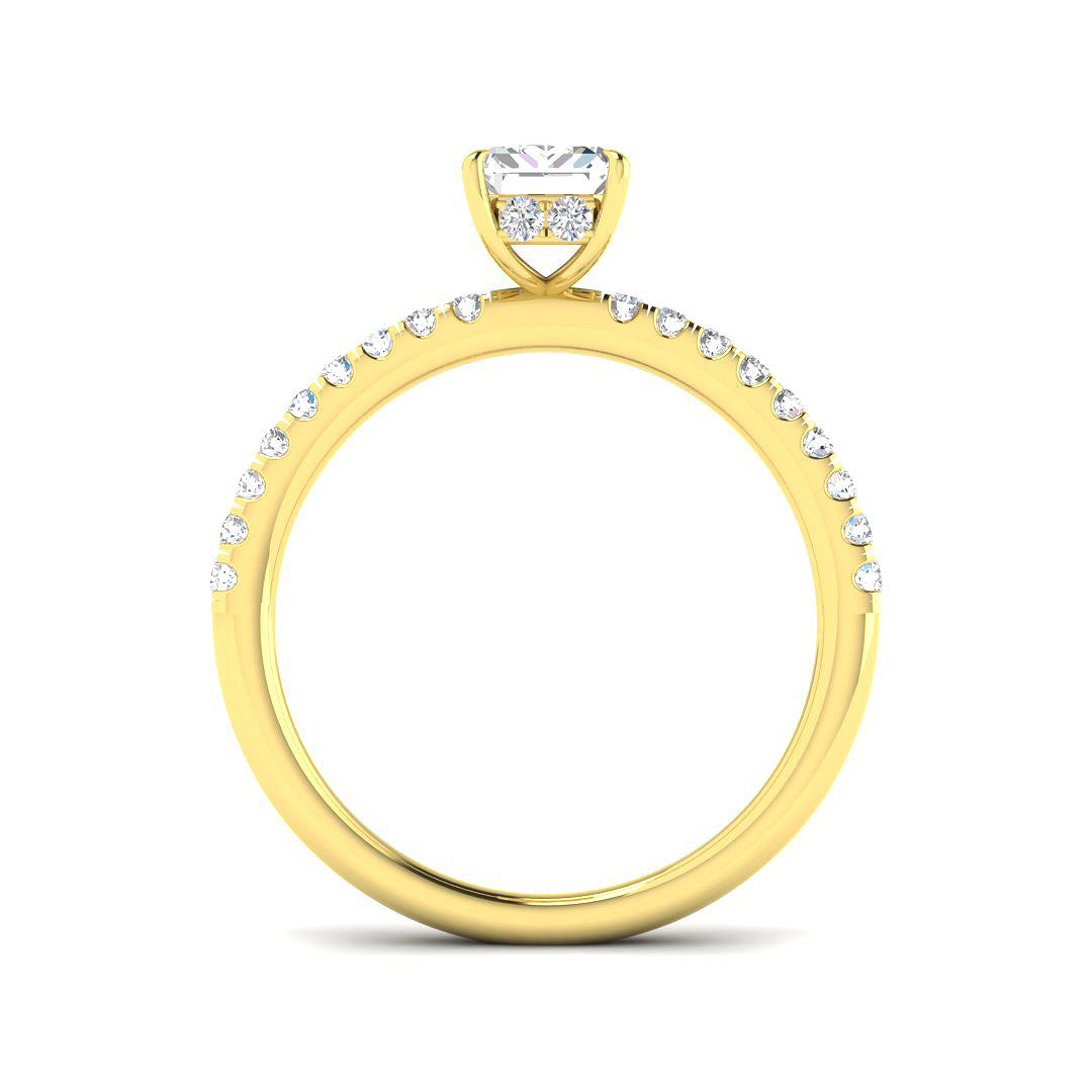 18ct Yellow Gold 1.34ct D VS2 Laboratory Grown CVD Ring