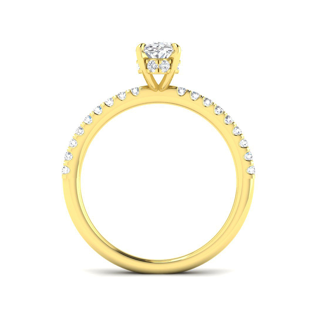 18ct Yellow Gold 1.31ct J SI2 Diamond Ring