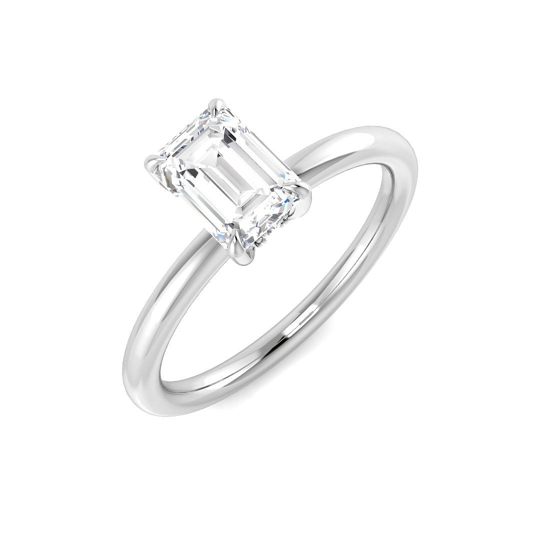 9ct White Gold 1.11ct D VS2 Laboratory Grown CVD Ring