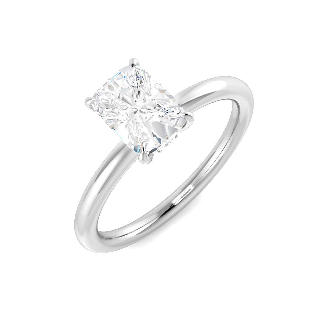 9ct White Gold 1.07ct E VS2 Laboratory Grown CVD Ring