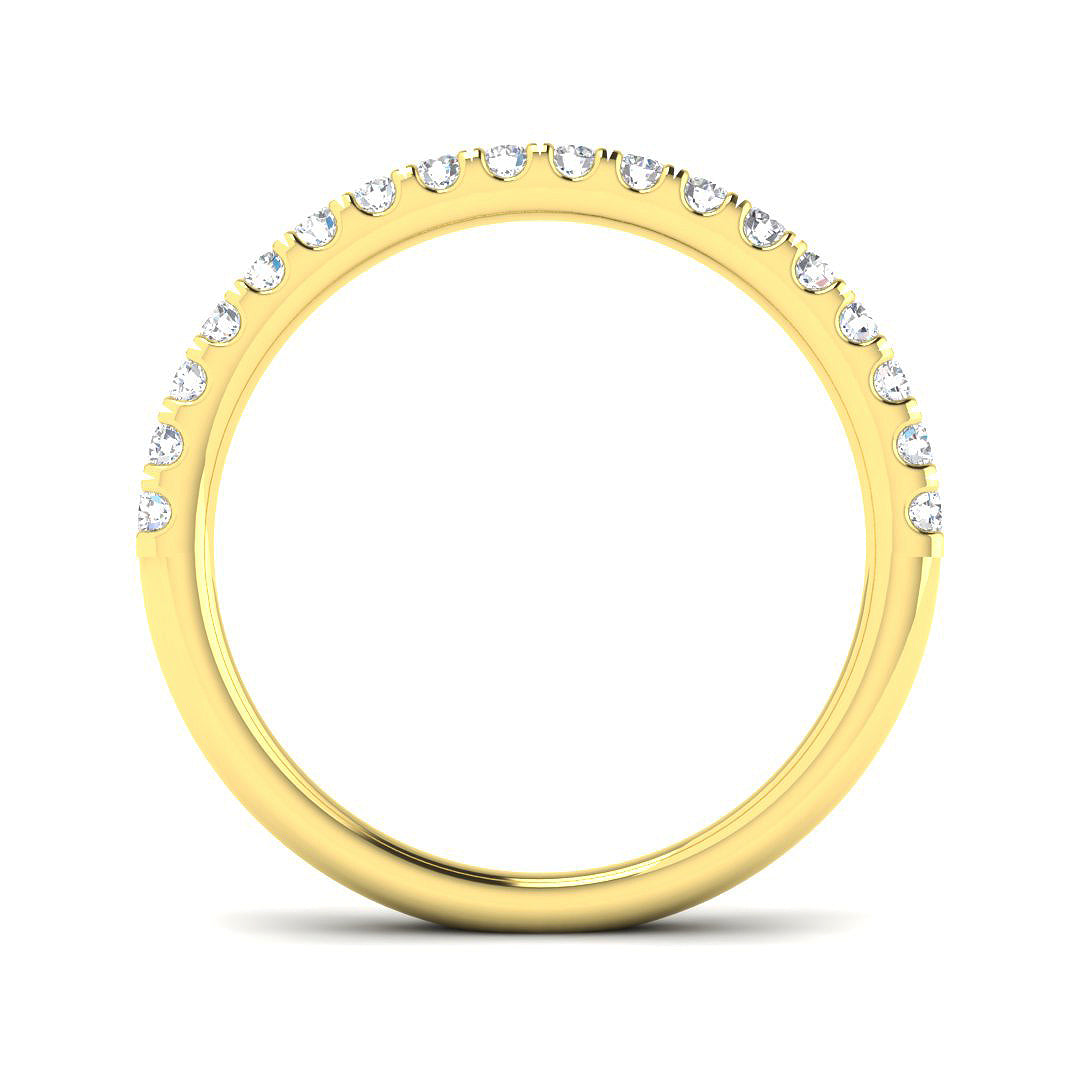 18ct Yellow Gold 0.30ct Laboratory Grown CVD Ring