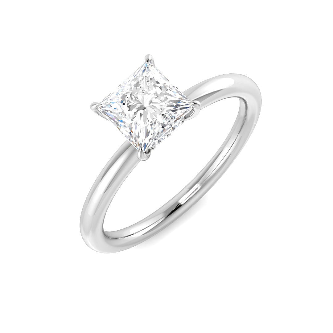 Platinum 1.09ct E VS1 Laboratory Grown CVD Ring