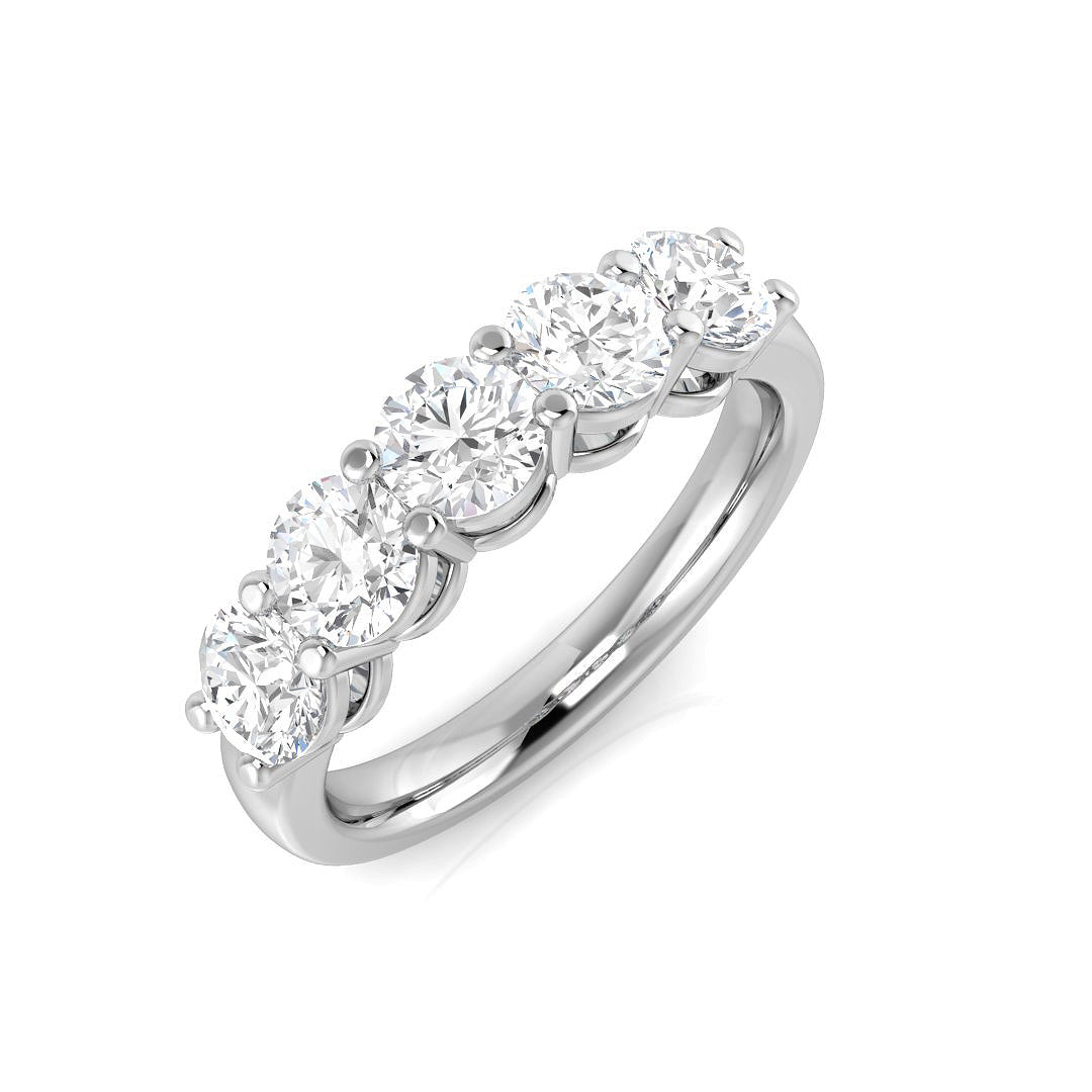 Platinum 1.51ct F VS2 Diamond Ring