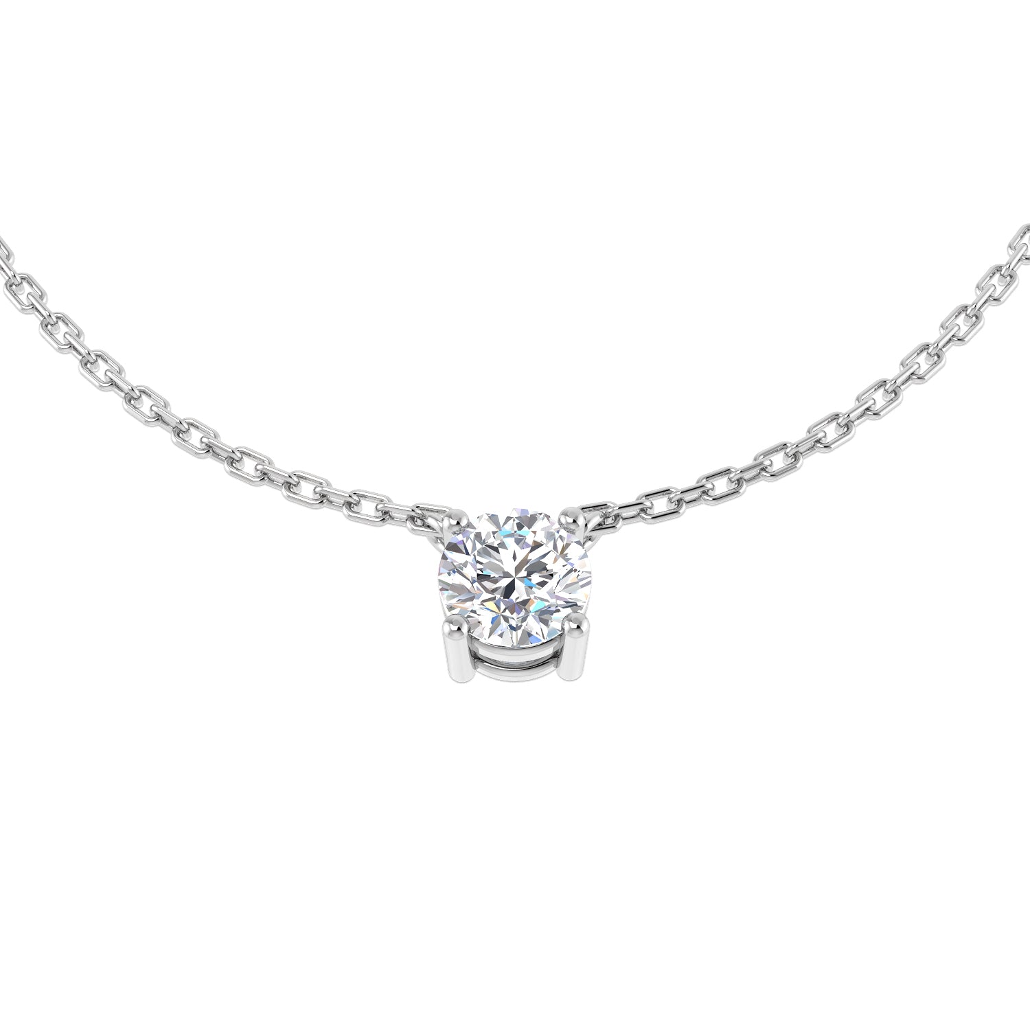 18ct White Gold 0.41ct G SI2 Diamond Necklace